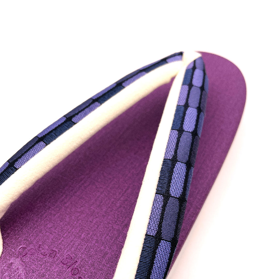 (Brand new, unused) Karen Blosso Cafe Sandals, Size M, Purple, NEW Rank, 1122000791320