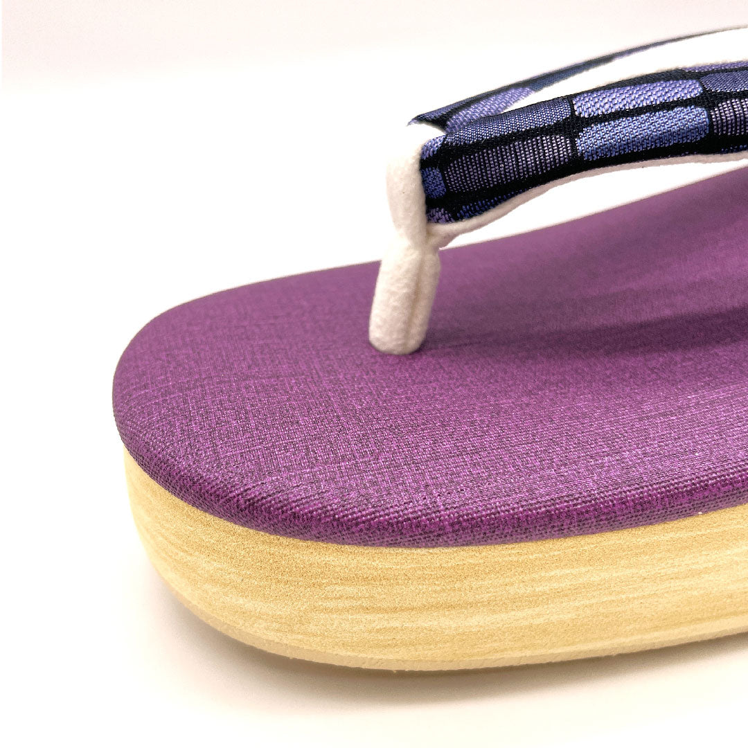 (Brand new, unused) Karen Blosso Cafe Sandals, Size M, Purple, NEW Rank, 1122000571320