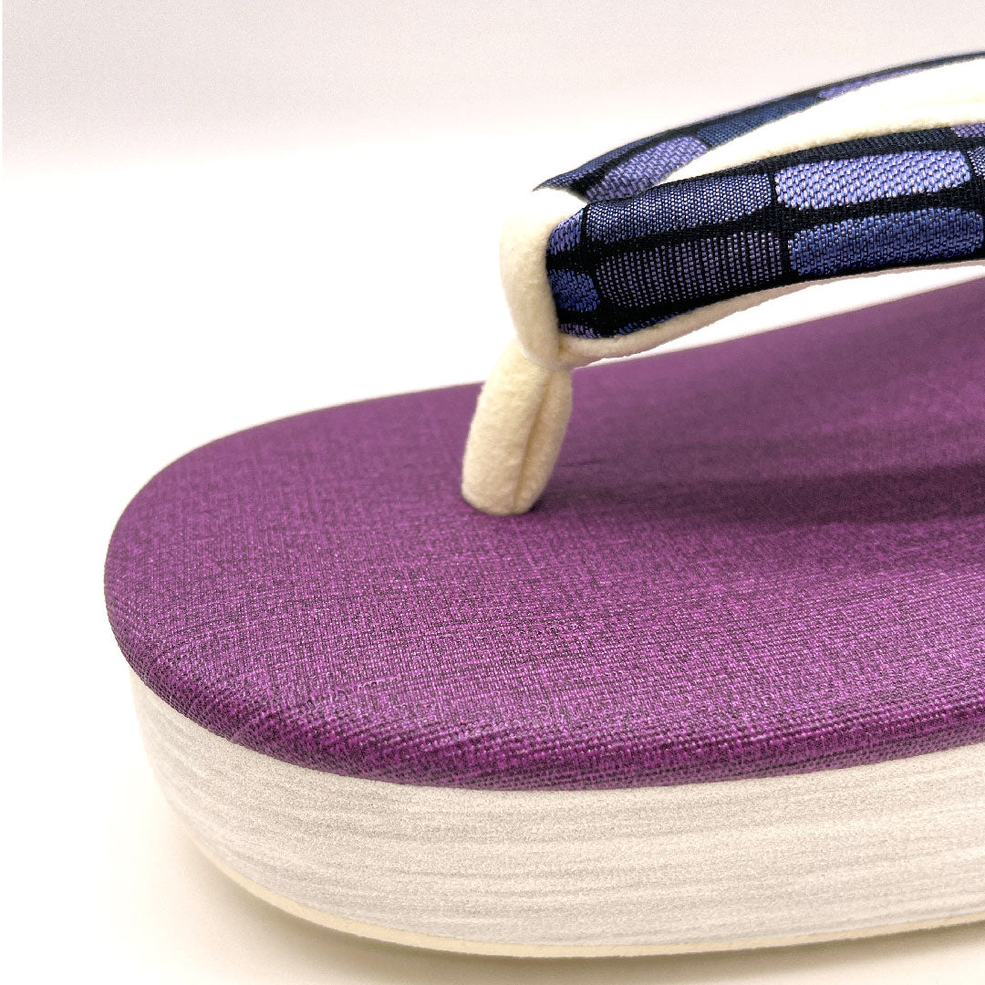 (Brand new, unused) Karen Blosso Cafe Sandals, Size M, Purple, NEW Rank, 1122000791320