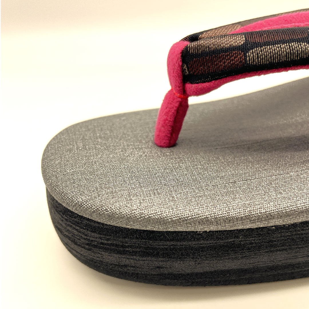 (Brand new, unused) Karen Blosso Cafe Sandals, Size M, Gray, NEW Rank, 1122000661322