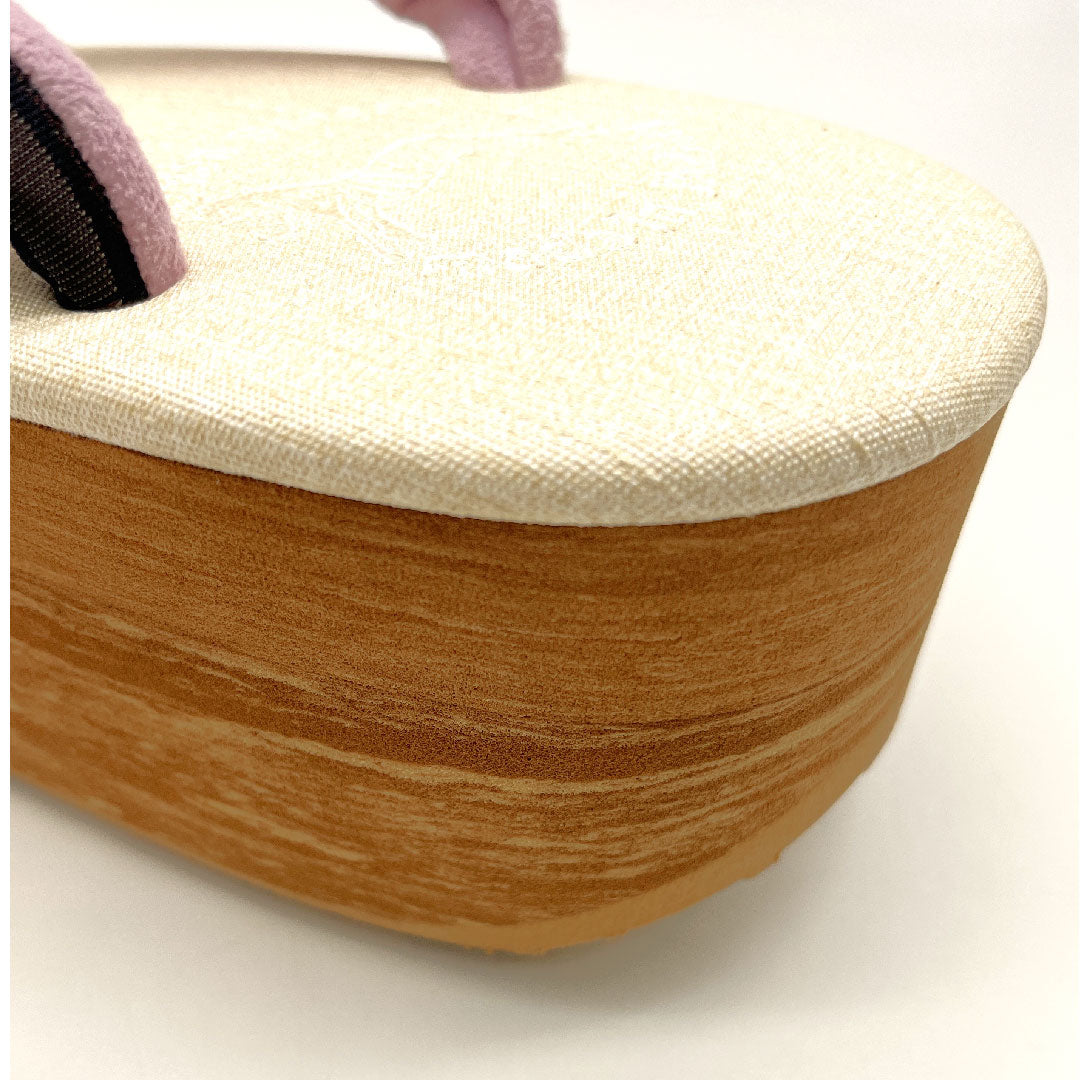 (Brand new, unused) Karen Blosso Cafe Sandals, Size L, Cream, NEW Rank, 1122000351415