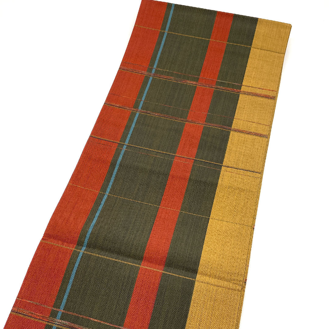 Fukuro Obi (striped pattern) Length: 444cm Pure silk S rank Full length Casual Gradient 1123001582399