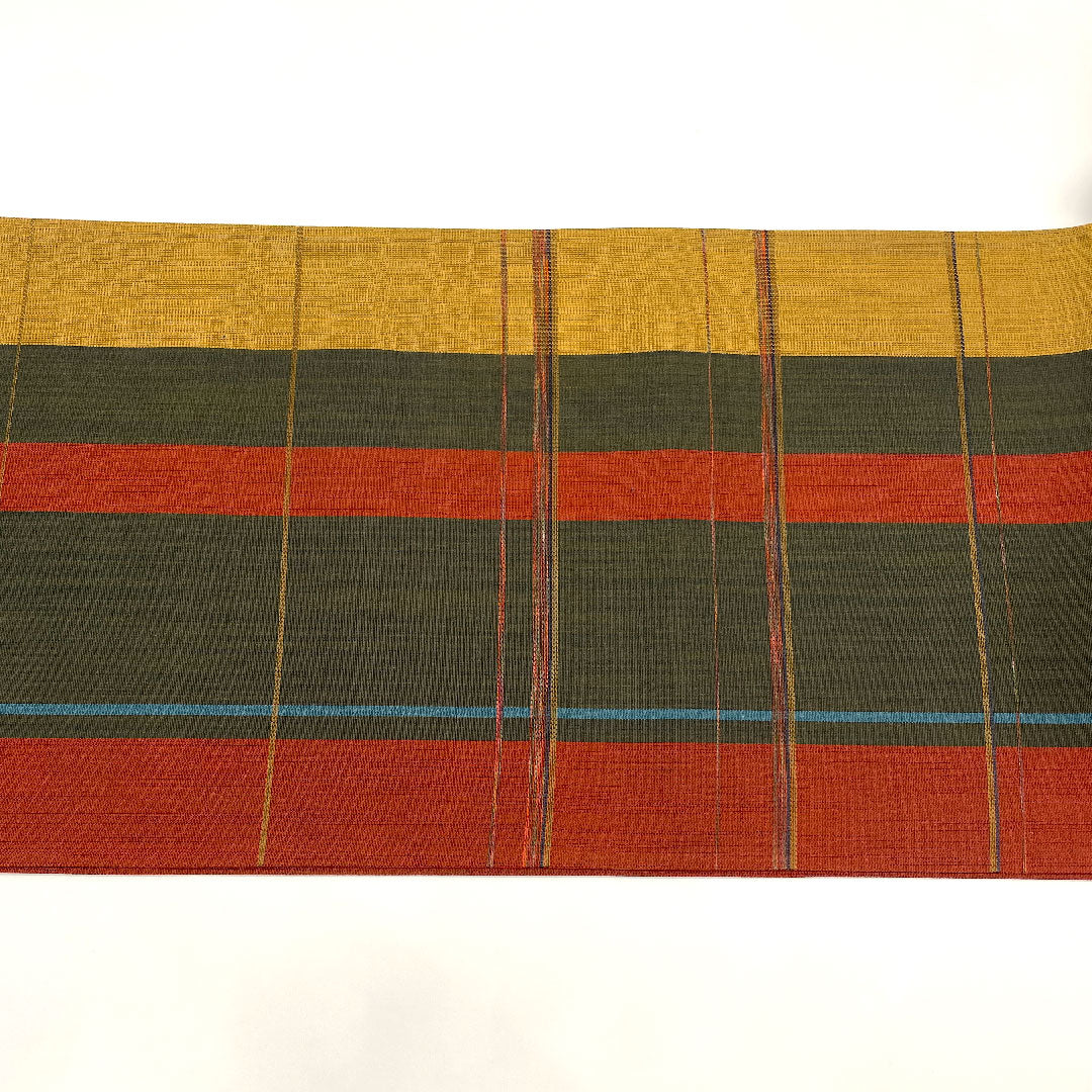 Fukuro Obi (striped pattern) Length: 444cm Pure silk S rank Full length Casual Gradient 1123001582399