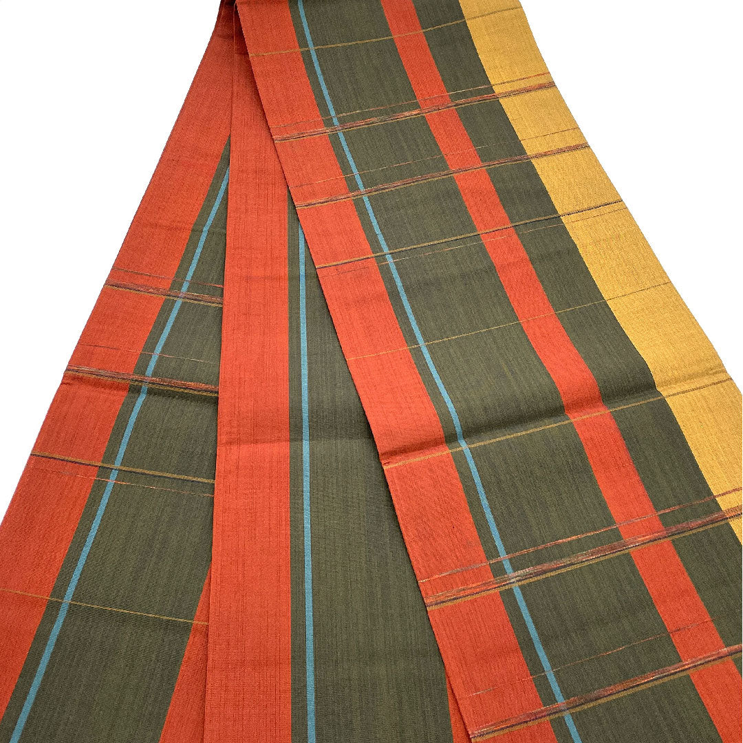 Fukuro Obi (striped pattern) Length: 444cm Pure silk S rank Full length Casual Gradient 1123001582399