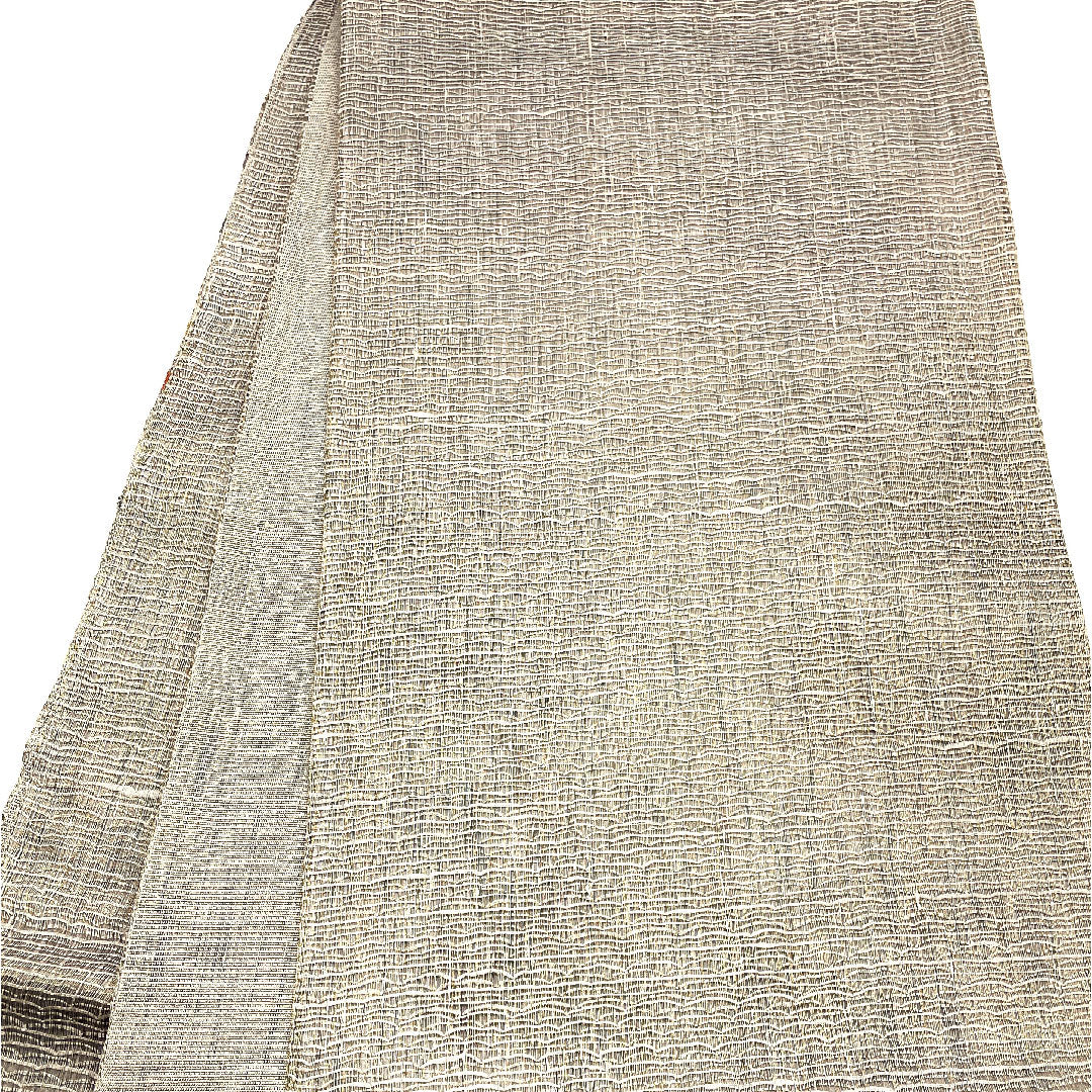 Fukuro Obi, scoop weave, geometric pattern, single layer, obi length 453cm, pure silk, S rank, point pattern, casual, gray, 1123001852422