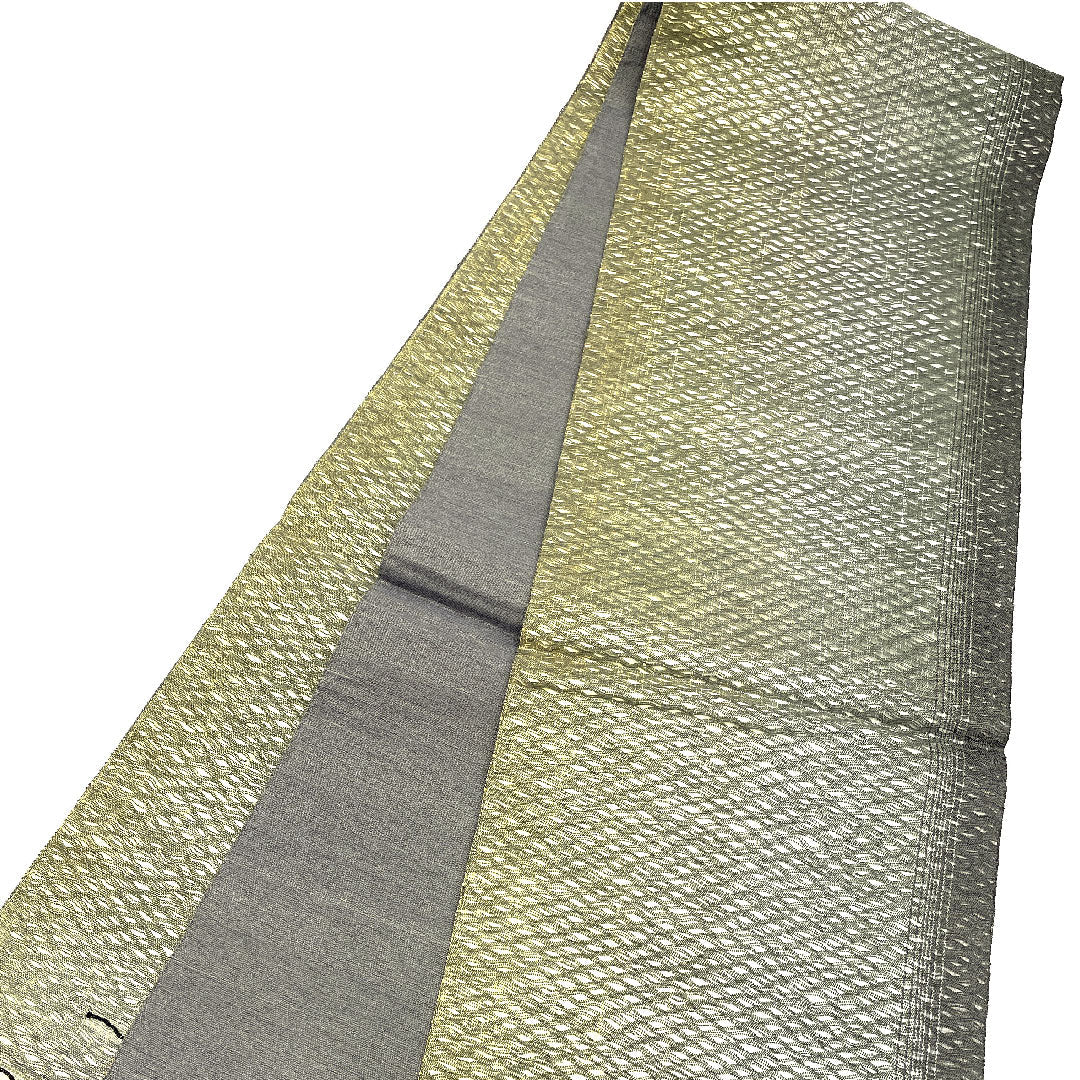 Fukuro Obi, scoop weave, wave, abstract pattern, obi length 454cm, pure silk, S rank, point pattern, casual, green, 1123001372419
