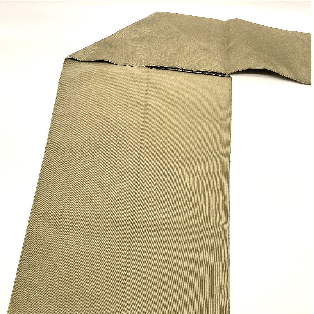 Nagoya obi, artist's work, authentic Tsuzuri, rough waves, plum blossoms, chrysanthemums, rabbits, obi length 388cm, pure silk, A rank, point pattern, formal, green, 1124000473319, pine needle style