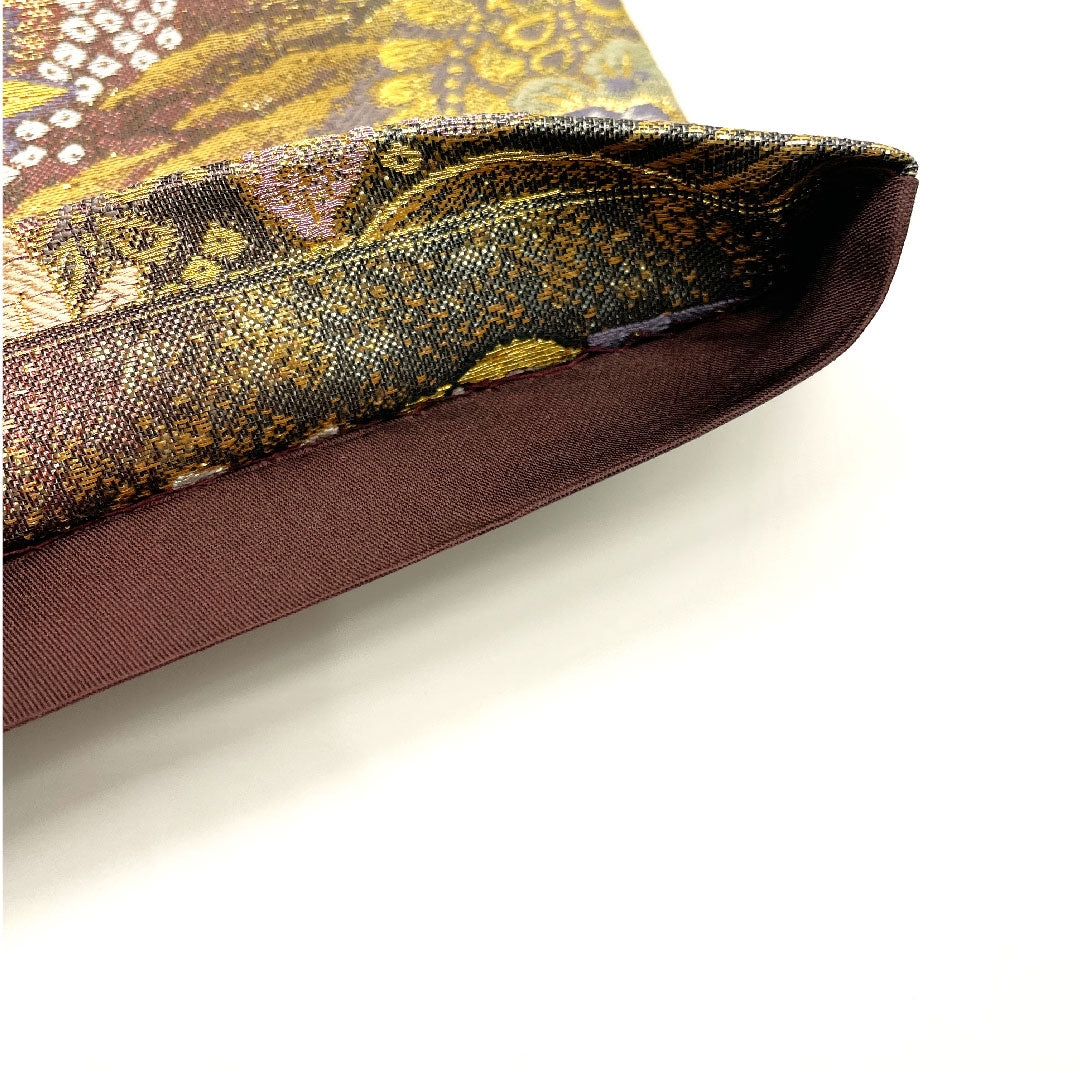 Fukuro Obi Tsujigahana Obi Length 433cm Pure Silk S Rank Six-way Formal Gold 1123001922321