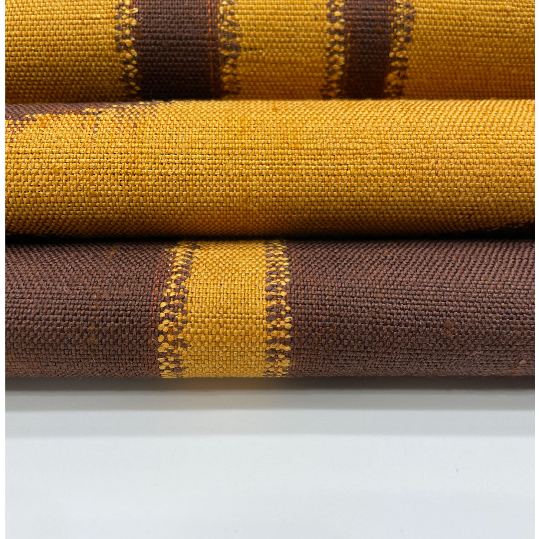 Nagoya Obi, Abstract Pattern, Tsumugi, Obi Length 365cm, Pure Silk, S Rank, Six-pass, Casual, Brown, 1124000232314, Matsuba Style