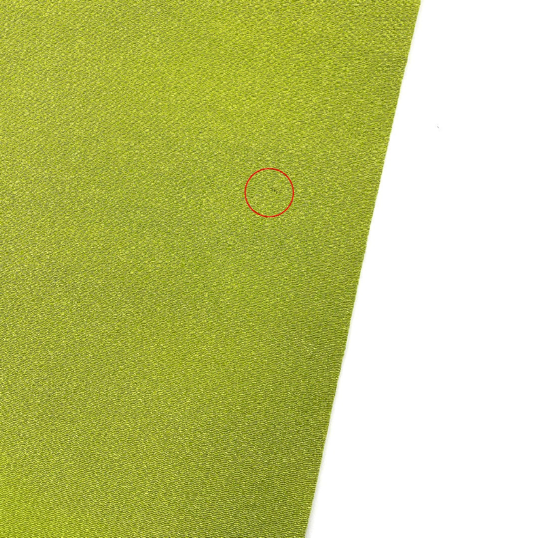 名古屋帯 縮緬地 荒波 菖蒲 帯丈372.5cm 正絹 Sランク ポイント柄 カジュアル 緑系 1124000262319  名古屋仕立て