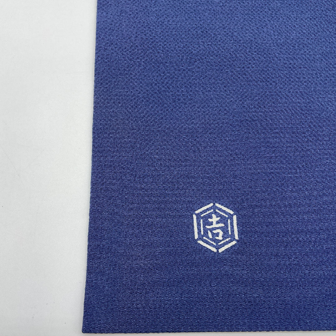 Nagoya Obi by Kuriyama Yoshisaburo, Bundled Noshi, Camellia, Crepe, Obi Length 369cm, Pure Silk, S Rank, Full Length, Casual, Navy Blue, 1124000372318, Nagoya Made