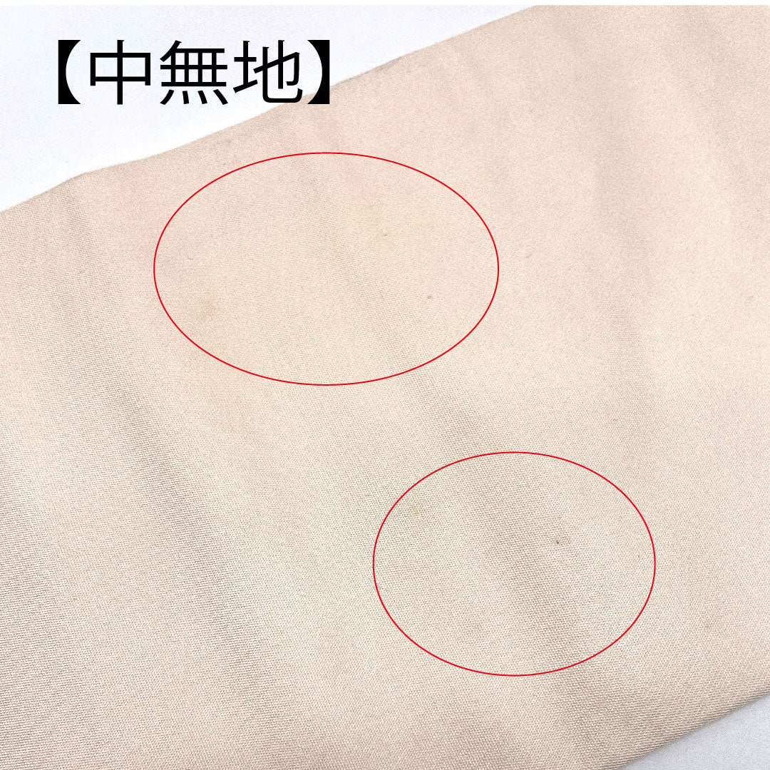 Nagoya Obi Tsujigahana Gold Embroidery Obi Length 357cm Pure Silk A Rank Point Pattern Casual Pink 1124001092313 Nagoya Made
