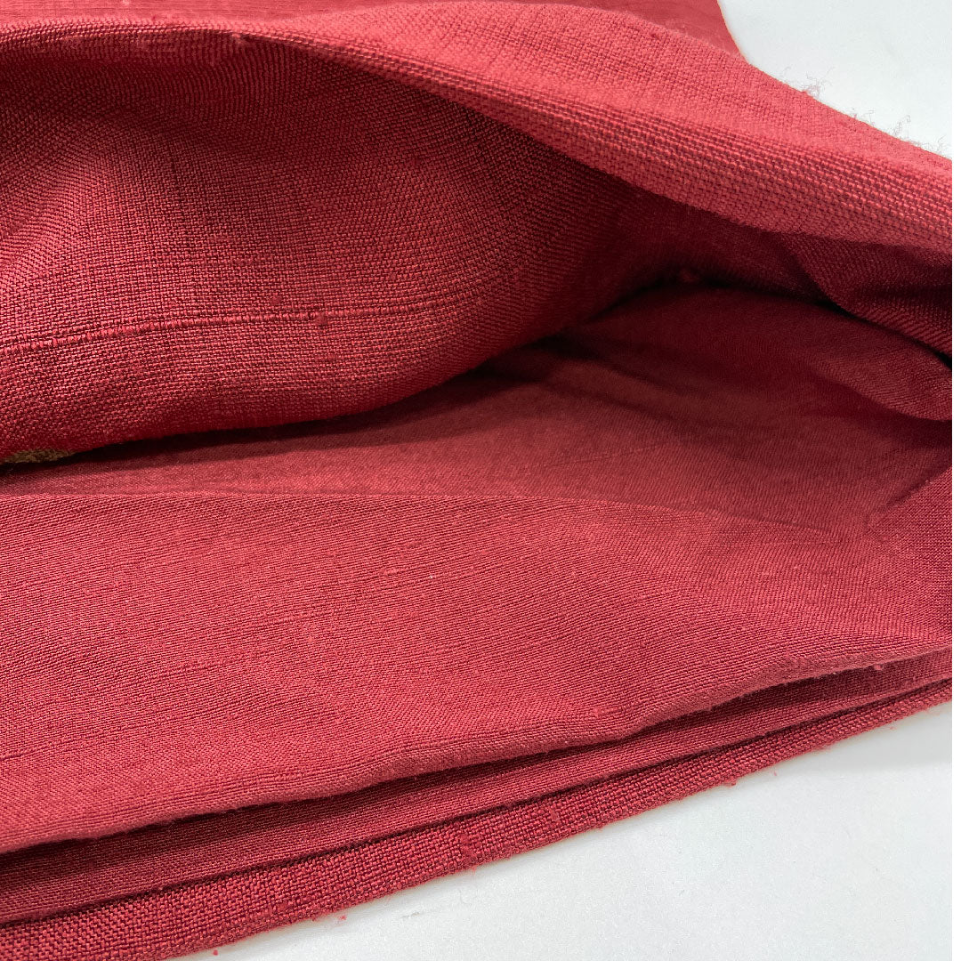 [Untailored] Fukuro obi, pure silk, S rank, length 428cm, full-width pattern, casual, red, 1123000572312