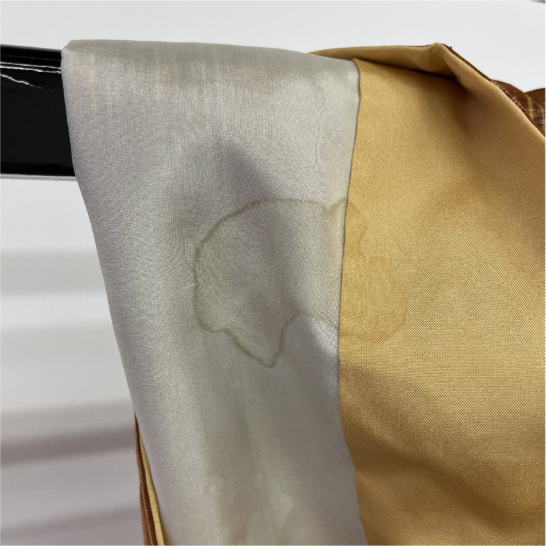 紬 正絹 身丈162cm 裄丈65cm 縞 Bランク 袷 茶系 1116000264414