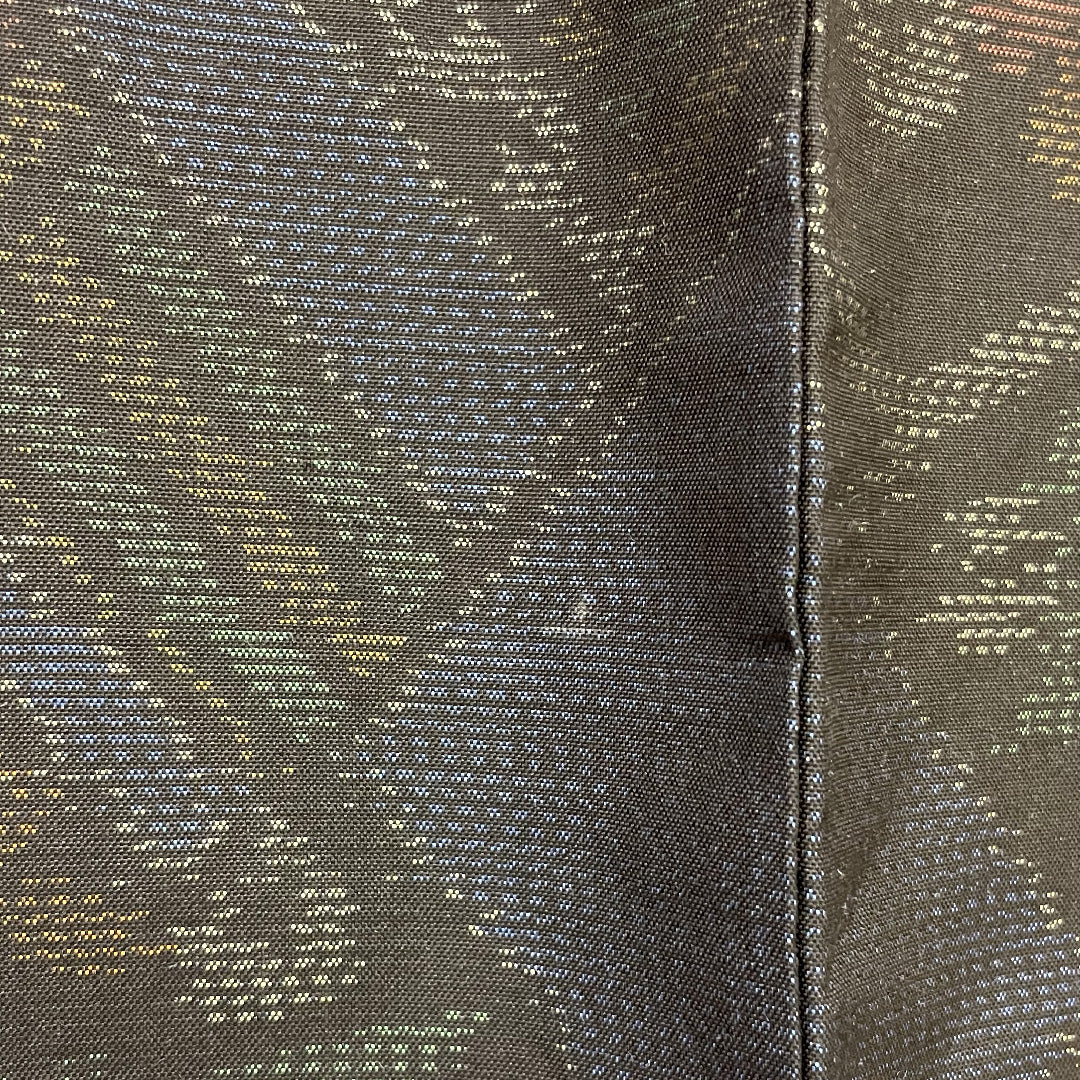 Oshima Tsumugi, Length 161.5cm, Sleeve length 65cm, Split pattern, Pure silk, Excellent condition, Awase, Navy blue, 1116000323318